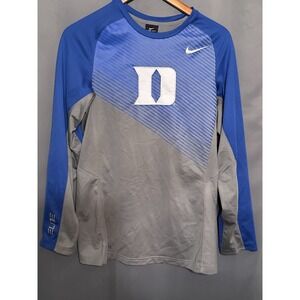 Duke Shirt Mens S Blue Devils Nike Elite Dri‎ Fit Shooting Shirt  NCAA